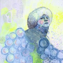 Das Wintermädchen, Acryl auf Canvas Panel, Susanne Güldenpfennig, Hannover