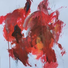Hungriges Herz, Acryl auf Papier, Susanne Güldenpfennig, Hannover