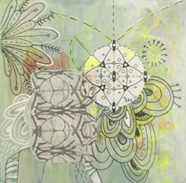Käfer - Collage und Zeichnung von Susanne Güldenpfennig