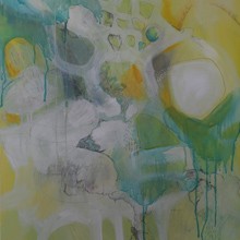 Kryptomnesie, Acryl auf Leinwand, Susanne Güldenpfennig, Hannover