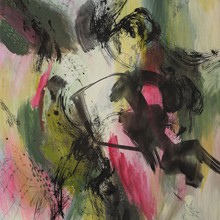 Lebensnetze, Acryl auf Karton, Susanne Güldenpfennig, Hannover