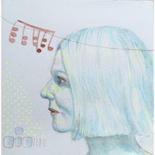 Musikerin, Zeichnung auf Papier, Susanne Güldenpfennig, Hannover