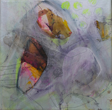 Spuren 2, Acryl und Graphit auf Leinwand, Susanne Güldenpfennig, Hannover