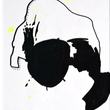 Trauma, Zeichnung auf Papier, Susanne Güldenpfennig, Hannover