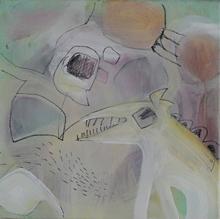 ... und der böse Wolf, Acryl auf Leinwand, Susanne Güldenpfennig, Hannover